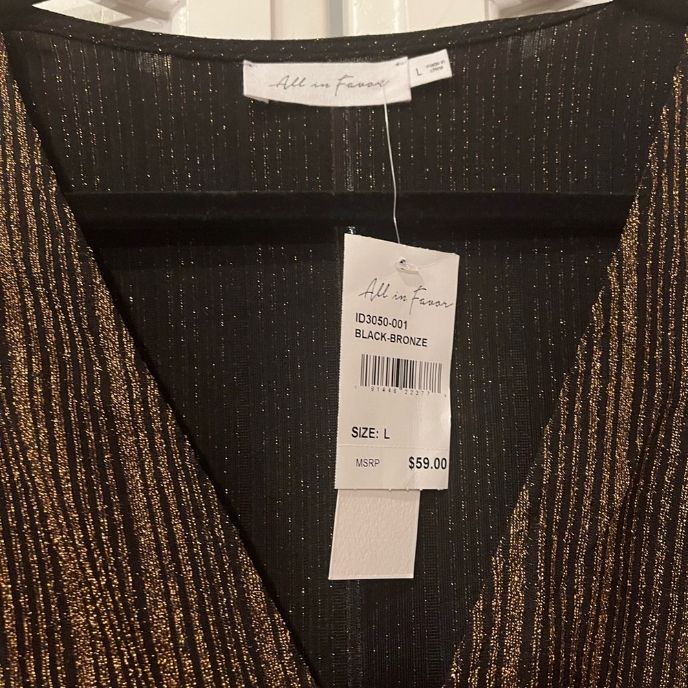 All In Favor Sparkle Rib Dress - Picture 2 of 3